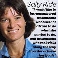 Sally Ride &#39;68 on Pinterest | Space Shuttle, Sesame Streets and Spaces via Relatably.com