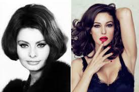 Some of the world&#39;s most beautiful women came from Italy, including gorgeous celebrities Sophia Loren and Monica Bellucci. - sophia_monica1
