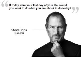 8 inspirational quotes from Steve Jobs - wellbeingmantras.com via Relatably.com