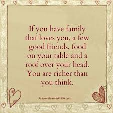 Quotes About Being Rich With Family And Friends - quotes about ... via Relatably.com