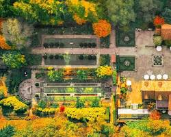 춘천 제이드가든 수목원 전경, AI로 생성