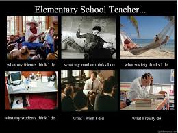 Elementary School Teacher... what my friends think I do what my ... via Relatably.com