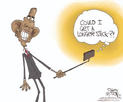 Image result for cartoons obama is a narcissist