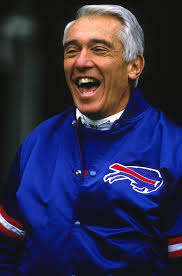 ORCHARD PARK, NY-UNDATED: NFL Hall of Fame head coach Marv Levy of the Buffalo Bills looks on during a game against the Chicago Bears at Rich Stadium, ... - 052808-Levy-Marv-03
