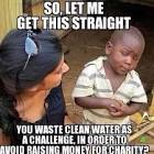 Image result for don't need charity meme