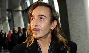 Is John Galliano&#39;s latest oufit a cut above criticism? John Galliano in Paris earlier this month. Photograph: Abaca/Barcroft Media - John-Galliano--011