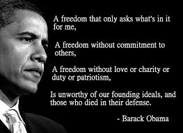 Inspirational Quotes: Why Is Freedom Important Quotes By Barack Obama via Relatably.com