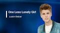 justin bieber one less lonely girl from m.facebook.com