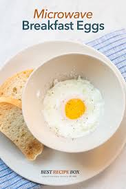Eggs in Microwave Recipe 2 minute Microwave Eggs | Best Recipe ...