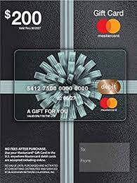 $200 Mastercard Gift Card (plus $6.95 Purchase Fee ... - Amazon.com