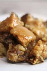 Bread Pudding with the BEST Jack Daniels Caramel Sauce