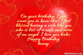 Birthday Wishes For Wife via Relatably.com