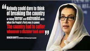 Benazir Bhutto&#39;s quotes, famous and not much - QuotationOf . COM via Relatably.com