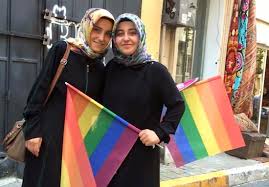 Image result for istanbul LGBT pride headscarf