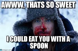 Awww, Thats So Sweet - Bear Grylls Blood meme on Memegen via Relatably.com