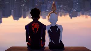 Across the Spider Verse Still of Gwen and Miles Teases a New Trailer 
Release Date