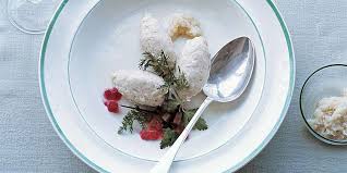 Whitefish Quenelles with Beets, Horseradish, and Fresh Herbs Recipe