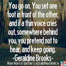 Geraldine Brooks Quotes. QuotesGram via Relatably.com