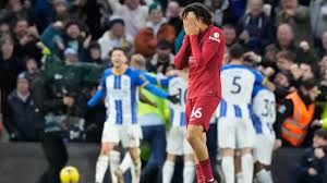 England Roundup: Brighton thrashes Liverpool to further Reds’ slump in EPL
