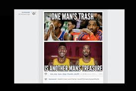 jr smith instagram | New York Knicks Memes via Relatably.com