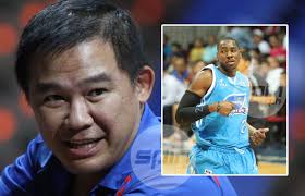 Gilas coach Chot Reyes says San Mig import Denzel Bowles, inset, and Air21&#39;s Michael Dunigan are good candidates if and when Gilas decides to bring in ... - chot-bowles