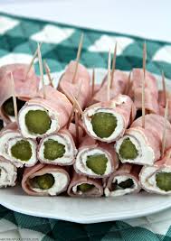 Ham and Cream Cheese Pickle Roll-Ups - Love to be in the Kitchen