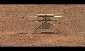 NASA's Perseverance Spies Damaged Ingenuity Helicopter on Mars