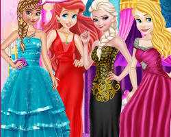 صورة لعبة أزياء الأميرات