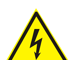 Изображение: Знак безопасности «Осторожно, электричество!»