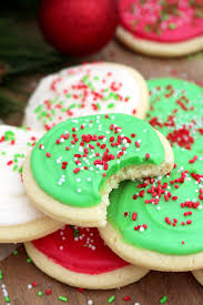 Christmas Sugar Cookies with Cream Cheese Frosting - Sweet ...