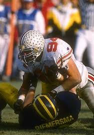 Mike Vrabel is Ohio State's all-time leader with 66 tackles for loss in a career. 