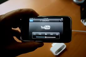 youtube video on cell phone