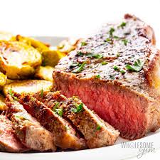 How To Cook New York Strip Steak In The Oven - Wholesome Yum