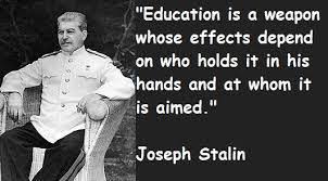Joseph Stalin Quotes On Education - Students Of History Rise Of ... via Relatably.com