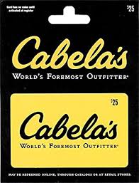Cabelas $25 Gift Card : Gift Cards - Amazon.com