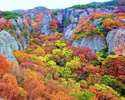 전북 고창 선운산도립공원 풍경, AI로 생성