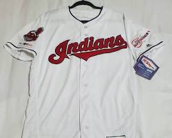 Image of Cleveland Indians Chief Wahoo jersey