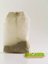Image result for used tea bags in trashbin