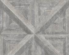 Image of Woodinspired tiles in a herringbone pattern