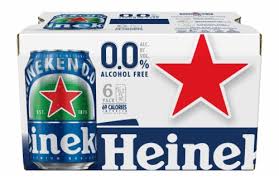 Heineken 0.0 Non Alcoholic Beer, 6 cans / 11.2 fl oz - Kroger