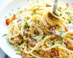 Gambar Spaghetti carbonara