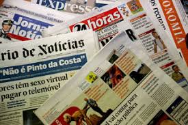 Resultado de imagem para jornais portugueses