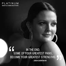 Drew Barrymore Quote - &quot;In the end some of your greatest pains ... via Relatably.com