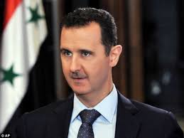The violent struggle between Syrian President Bashar Assad&#39;s forces and rebel troops has raged since 2011 - article-2522054-1BE7A045000005DC-240_634x476