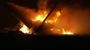 Image result for airline crash photo with fire
