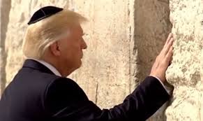 Image result for Trump at the Wailing Wall