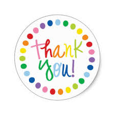 Image result for thank you sticker