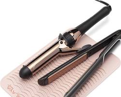 Image of Hair salon flat irons and curling irons