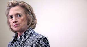 Image result for hillary clinton scared