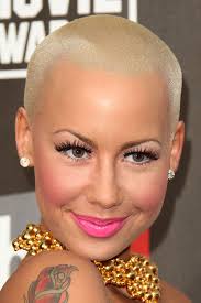 amber-rose-hair-1. Amber Rose arrives to 16th Annual Critics Choice Movie Awards on January 14, 2011 in Los Angeles, CA. Platinum Blonde, Buzz Cut, Shaved, ... - amber-rose-hair-1